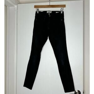 Frame Le High Skinny Dark Denim Jeans - Size 26